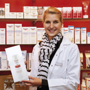 Sandra Hoff, owner, Lion Pharmacy Löwen_Apotheke_Baden_Baden_Geschäft Store