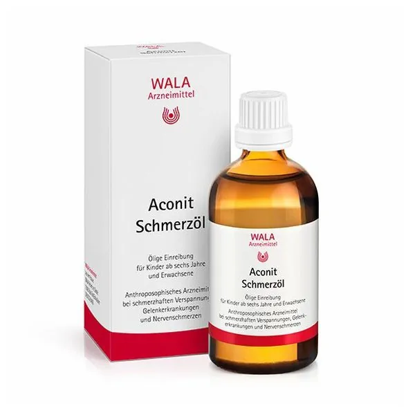 Aconit Pain Oil - Schmerzoel 100ml, olio antidolorifico wala Loewen-Apotheke24 Lions Pharmacy