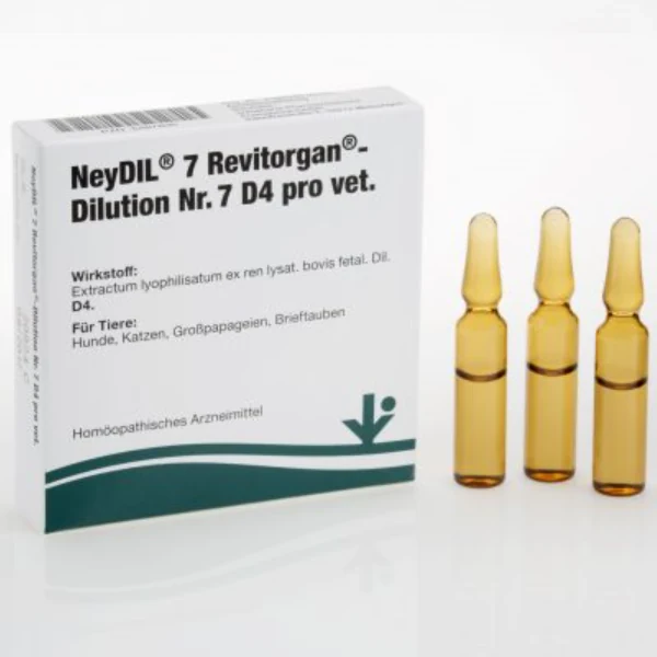 NeyDIL Nº 7 Revitorgan Dilución Nº 7 D4 pro vet. Farmacia Leonística