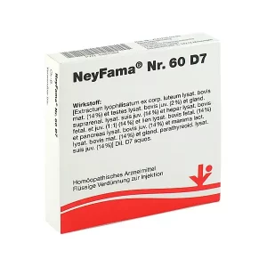 Neyfama n°60 Ampoules D7, 06487084 Neyfama Nr.60 vitOrgan, Pharmacie Lions