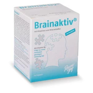 L’image montre les capsules Brain Activ de Vitorgan. PZN 01438075. Pharmacie Lions