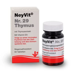 L’image montre Neyvit n° 29 Thymus-Vitorgan-PZN 13421217-Lions Pharmacy