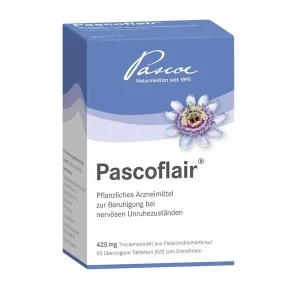 La imagen muestra: Pascoflair 90 uds. 4150142900655. Pascoe-pharmazeutische Preparate GmbH. Farmacia Lion