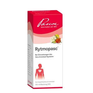 La imagen muestra a Rhytmopasc. PZN 08747135. Pascoe. Farmacia Leones