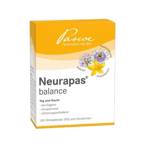 Das Bild zeigt Neurapas Balance von Pascoe. PZN 01498143. Löwen Apotheke - Lions Pharmacy