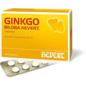 Ginkgo Biloba-Hevert-comprimidos 100 uds-Farmacia Leones- PZN 03816162