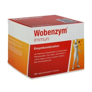 WOBENZYM immun Comprimés, 240 pièces dans une boîte, présenté par Lions Pharmacy