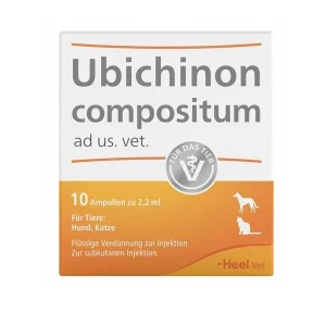UBICHINON compositum ad us vet ampollas de Heel con PZN-15300363, presentado por Lions-Pharmacy