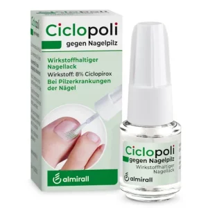 Un paquet de Ciclopoli vernis à ongles contre la mycose des ongles, 6.6ml, Lions-pharmcy