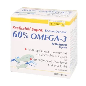 Seefischoel Supra mit 60% Omega-3 Fettsaeuren 100 St und PZN-04999408