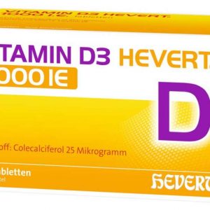 Vitamine D3 Hevert 1000 IE Comprimés, Hevert