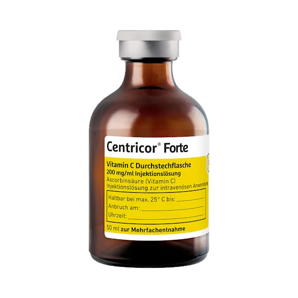 CENTRICOR Forte Vitamin C 200 mg/ml solution for injection (50 ml) - Image 2